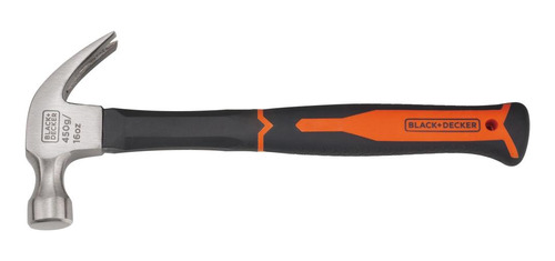 Martelo de carpinteiro 16 onças/450 g Black+Decker Bdht51396