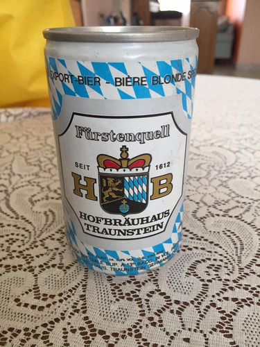 Antigua Lata Cerveza Fürstenquell Hb De Los 80. 