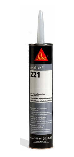 Adhesivo/sellador De Poliuretano Gris Aluminio Sikaflex-221,