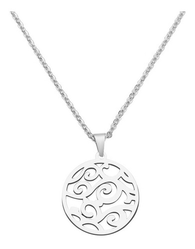 Collar Mujer Acero Inoxidable Dije Minimalista Moda Unisex