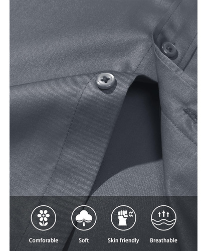 Camisas De Vestir Cavva Para Hombre, Corte Regular, Con Boto