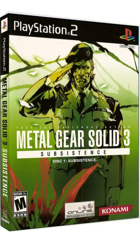 Metal Gear Solid 3 Subsistence Disc 01 Ps2 - Leia Descrição