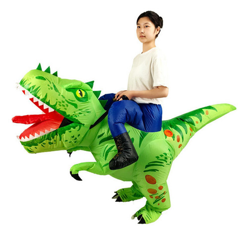 Cosplay Inflable De Dinosaurio Para Halloween