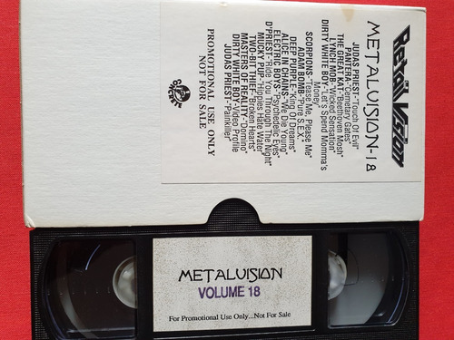 Compilatorio De Videos Metal Vision Vol. 18 Vhs