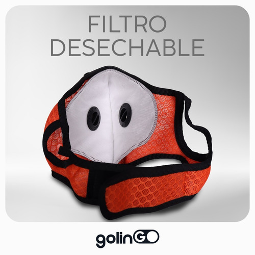 Cubrebocas N95 Lavable Reusable 2 Válvulas Deportivo 3 Pzas