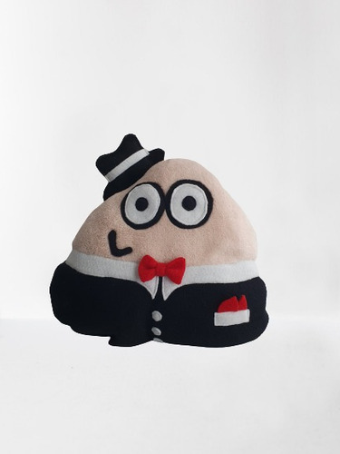 Muñeco Pou Elegante. No Peluche Artesanal 28 Cm