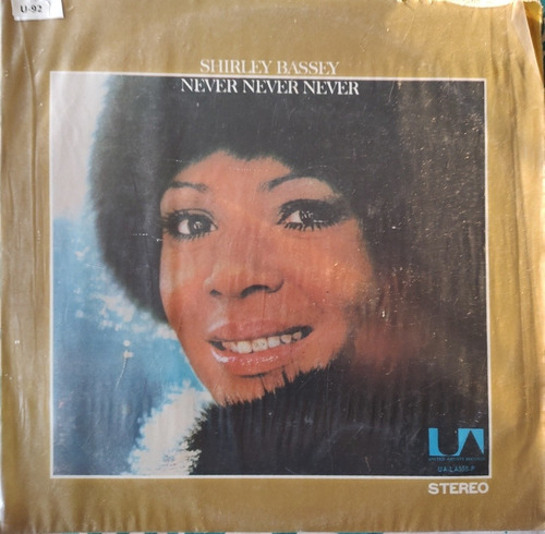 Vinilo Lp Shirley Bassey   Never Never Never (xx168