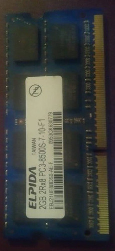 2 Gb Pc3-8500 1066mhz Memoria Para Laptop