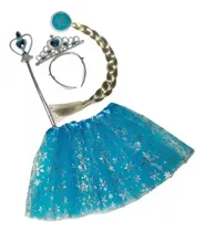 Comprar Set Disfraz Frozen Elsa Tutu + Trenza + Tiara + Varita