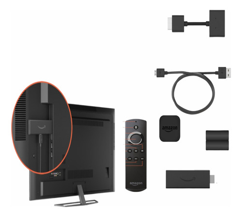 Fire Tv Stick Lite 2a Geração Alexa Amazon Bivolt Cor Preto Preto Padrão
