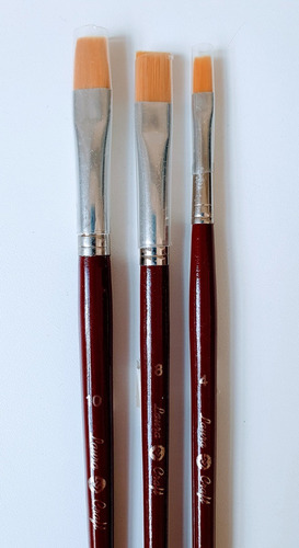 Imagen 2 de 4 de Pinceles Laura Craft Set Chatos