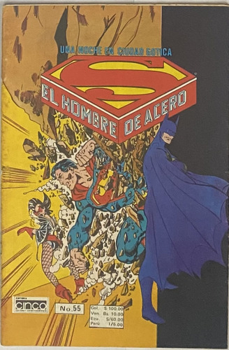 Superman Una Noche En Ciudad Gótica Dc Ed Cinco 32 Pag, Cl01