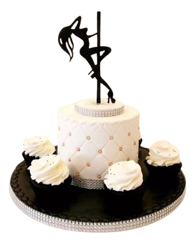 Topper Pinche Adorno Torta Cake  Personalizado Sexy + Velita