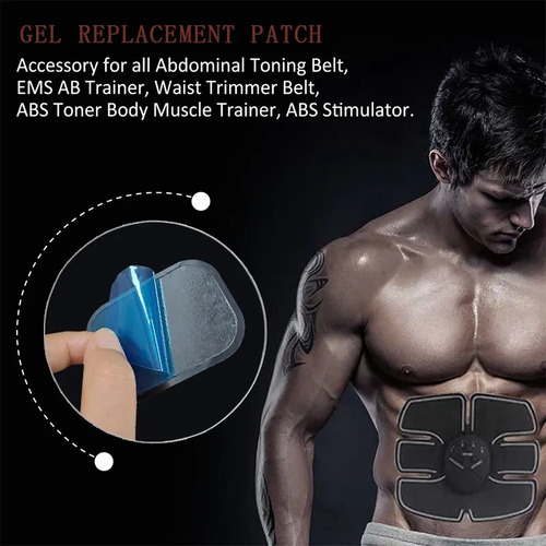 Estimulador Muscular Recarregavel Choque Abdominal + Display