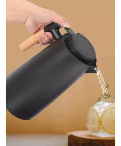 Botella térmica de 1 litro para café, té, té, bebida caliente, color blanco