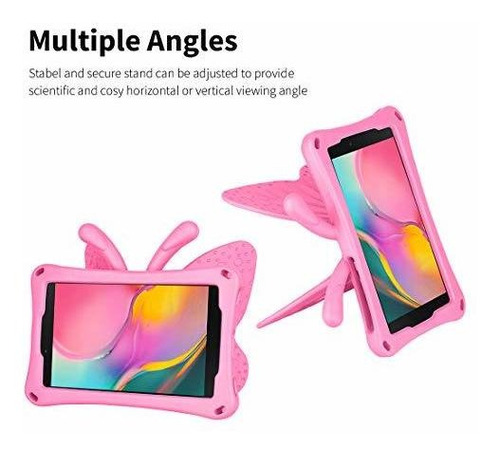 Feitenn Fire Hd 8 Estuche Para Niño Mariposa Dibujo 3d