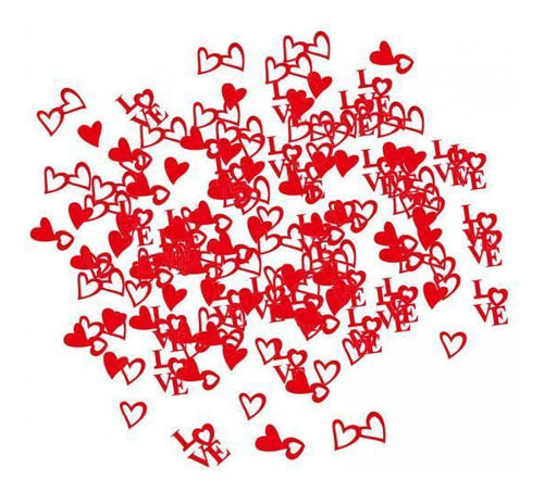 2 X 200 Piezas Confeti De Papel Del Día De San Valentín