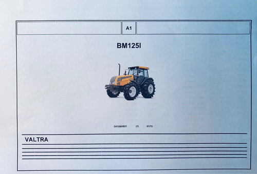 Manual De Repuestos Tractor Valtra Bm125 I