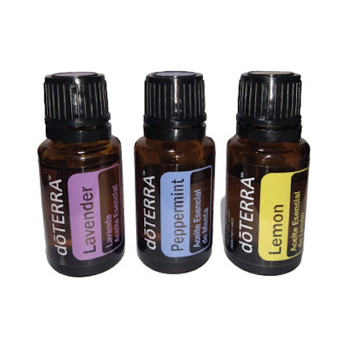 Kit X3 Aceites Esenciales 5ml Menta Limon Lavanda Doterra