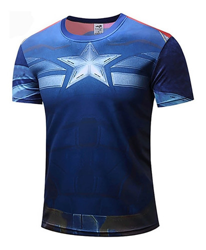 Camiseta Camisa Blusa Super Heróis Dry Fit 205
