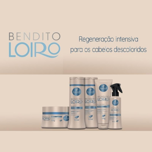 Kit 3 Proteina Creme De Pentear Bendito Loiro 150gr Haskell