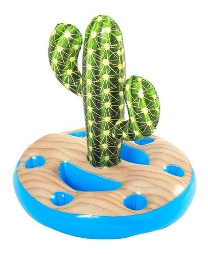 Portavasos Inflable Cactus Marca Bestway Modelo 43244