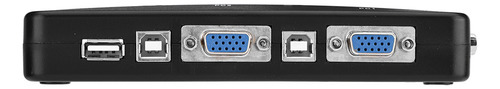 Conmutador Kvm 4 Puertos Multiplexor Usb Vga 4 Puertos
