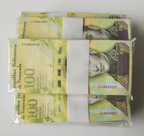 Comprar Pacas De 100 Billetes Nuevos Y Consecutivos De 100.000 Bsf