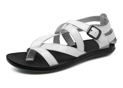 Sandalias De Piel Tipo Gladiador Para Hombre [u] [u]