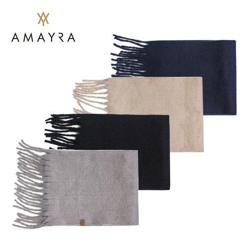 Maxi Bufanda Bufandon Amayra Azul Azul Adulto