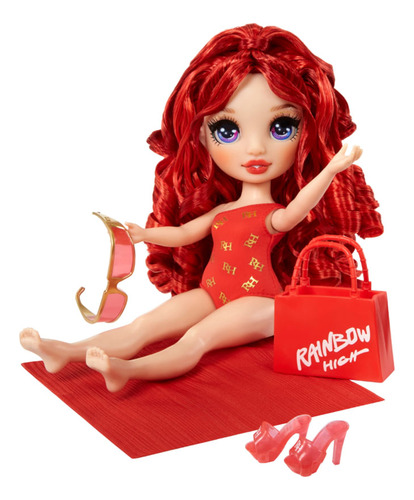 Boneca Rainbow High Swim & Style Ruby Anderson - Mga