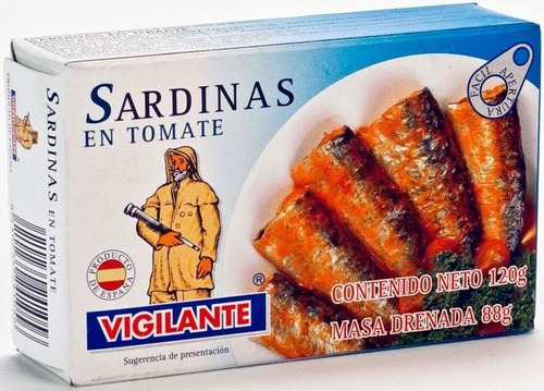 Sardinas Vigilante En Tomate 120 Gr