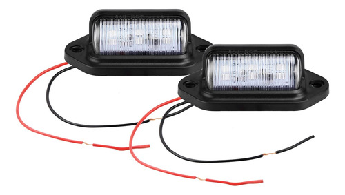 Luz Led De Matrícula Impermeable De 12 V, Caravana, Ca...