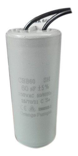 Capacitor Marcha Condensador Para Bomba De Agua 60uf 250vac