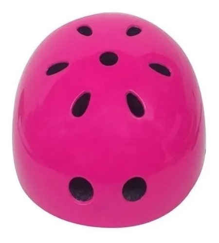 Imagen 2 de 4 de Casco Niños Adultos Bici Roller Patin Ajustable Reforzado