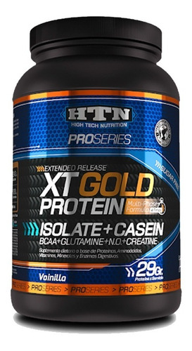 Proteina Htn Xt Gold 1 Kg Whey Caseina Glutamina Aminoacidos