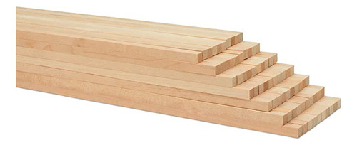 Wood Square Dowel Rods 3/8-inch X 48 Pack Of 10 Wooden Craf.