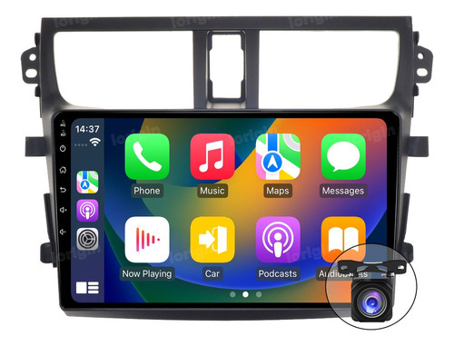 Carplay Stereo 4+32g Para Cámara Gps Wifi Suzuki Alto 2014+