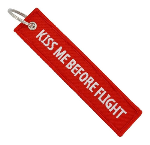 Llavero Kiss Me Before Flight - Remove Before Flight ®