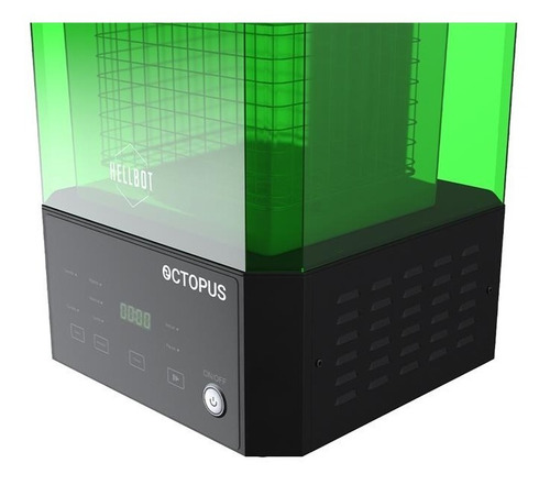Imagen 2 de 10 de Maquina Lavado Curado Hellbot Octopus Impresion 3d