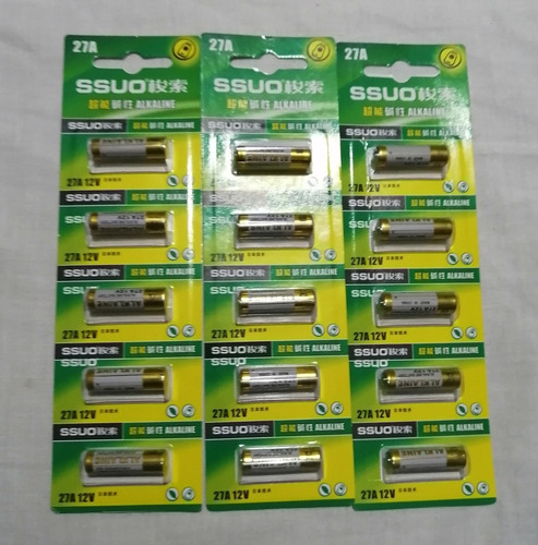 Imagen 2 de 2 de Pilas Alcalinas 12v 27a