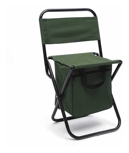 Silla De Pesca Plegable Para Acampar Al Aire Libre, Portátil