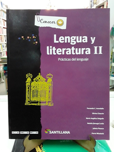 Lengua Y Literatura 2 Conocer + Santillana 