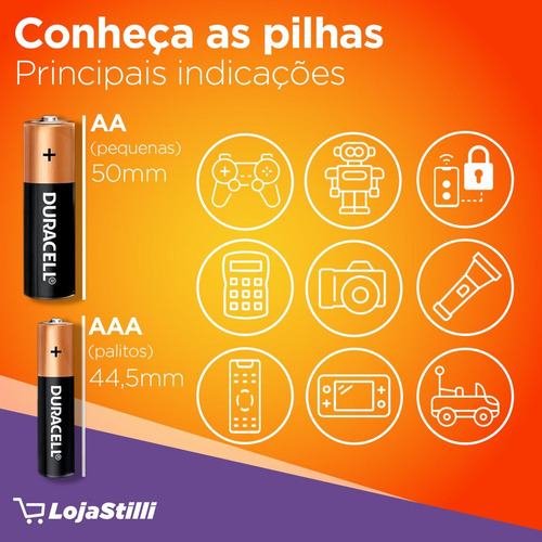 Duracell Pilha Alcalina Aaa 2 Unidades