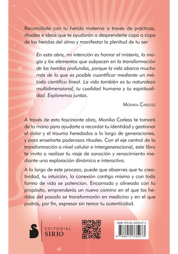 Libro Transformar La Herida Materna