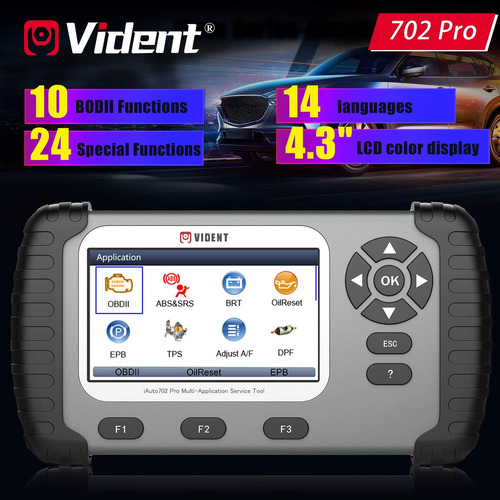 Escaner Vident Iauto 702 Pro Servicios Cuerpo Acel +19 Funci