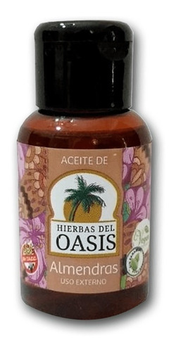 Aceite De Almendras Hierbas Del Oasis 30cc Rostro Cabello Dw