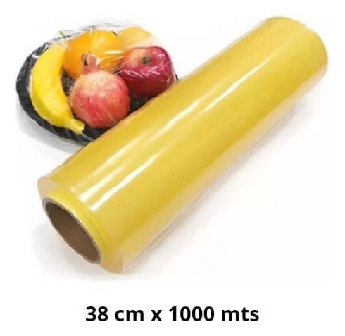 Rollo Papel Film Adherente Pvc 30cm X 1000mts Alimentos