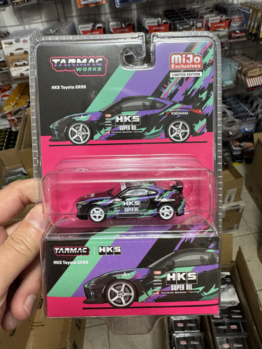 Tarmac Works Global64 Hks Toyota Gr86 Mijo Exclusives 1/64 Color Negro