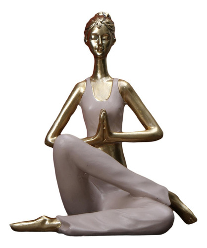 Estatua De Yoga Escultura De Yoga Mujer Decorativa Estilo C